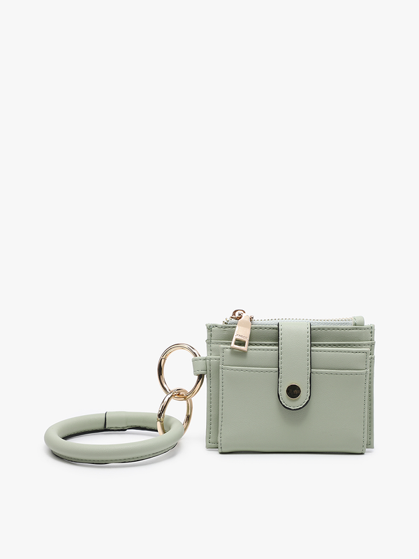 Sammie Mini Snap Wallet/Card Holder w/ Ring